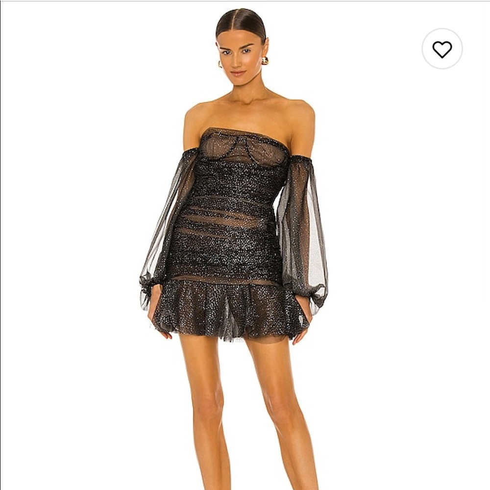 Bronx and Banco Black Rumi mini dress 🖤